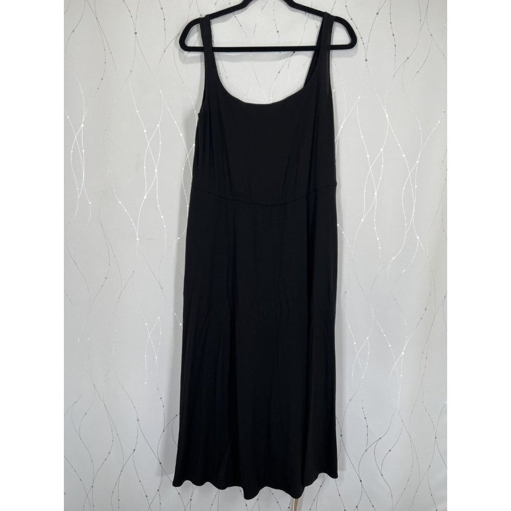 NWT Reformation Jeans Black Mary Midi Dress - Picture 5 of 14